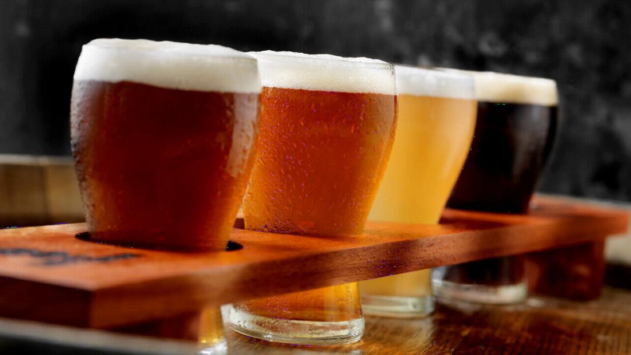 Vier soorten bier