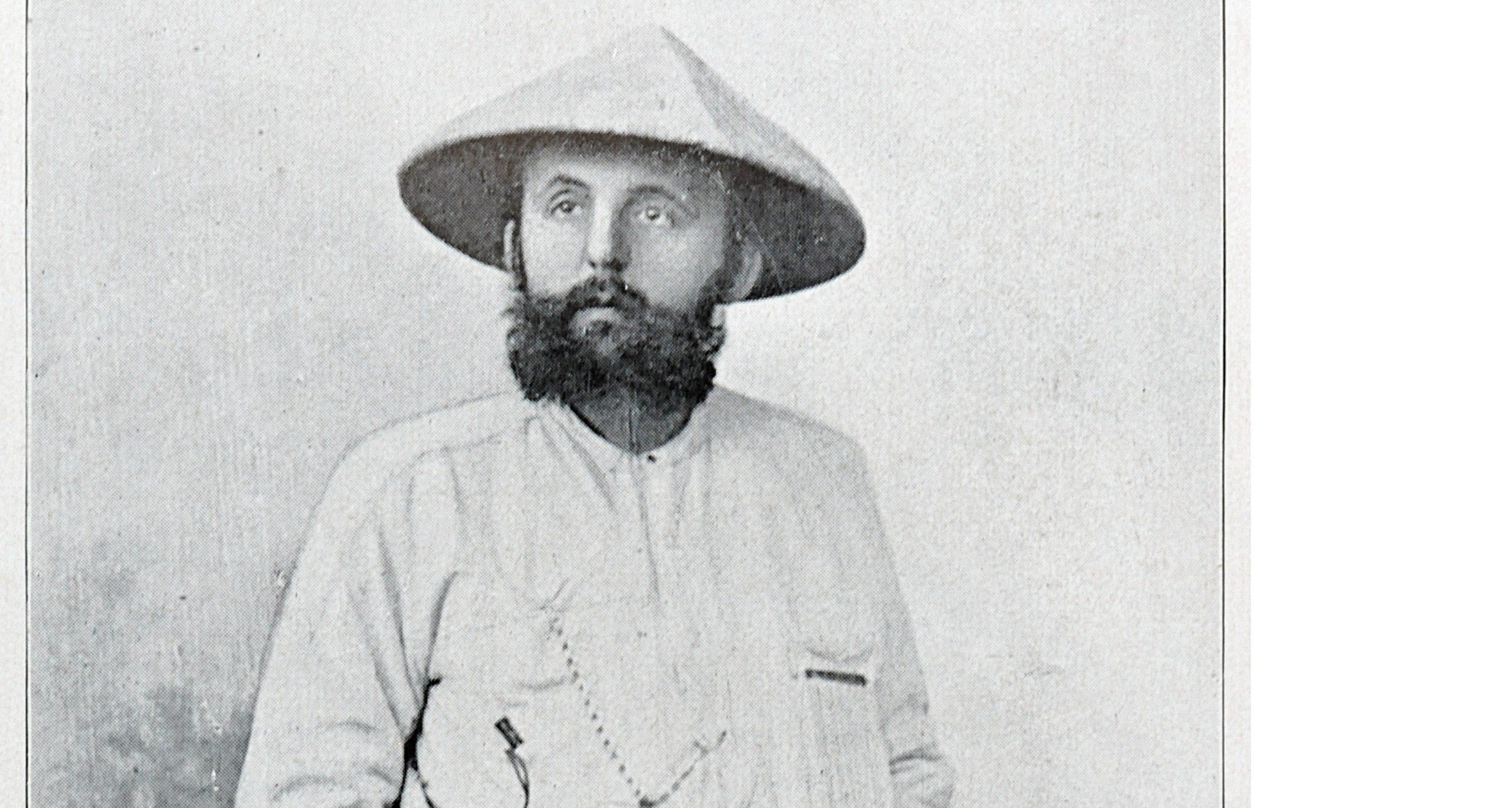 Karl Martin als veldgeoloog in Indonesië, 1892