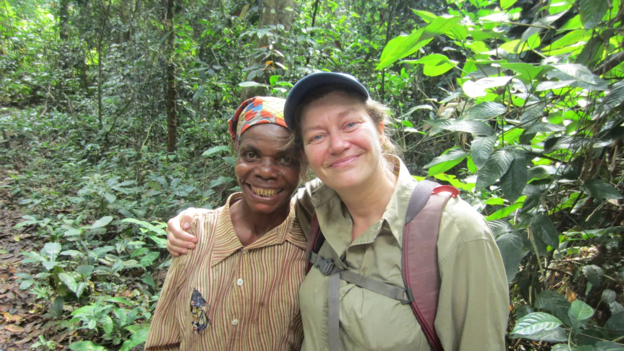 Fieldwork among Baka people in southeast Cameroon. Picture Thomas Heger
