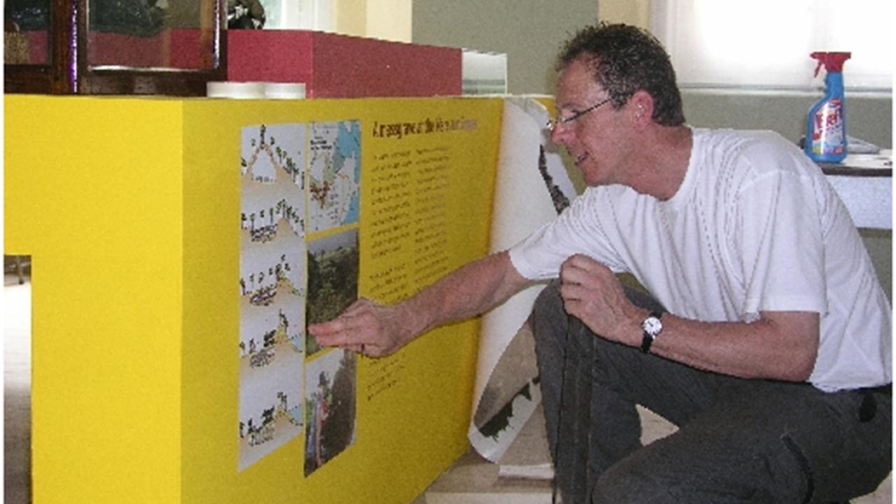 Paul Bomers in de tentoonstelling