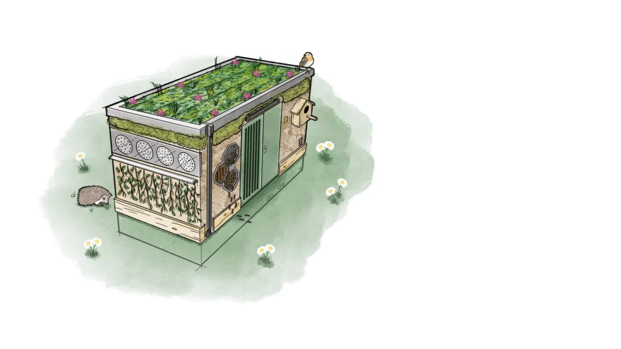 Glasvezelbehuizing drempelwaarde natuurinclusief. Credit: Stijn van 't Veer