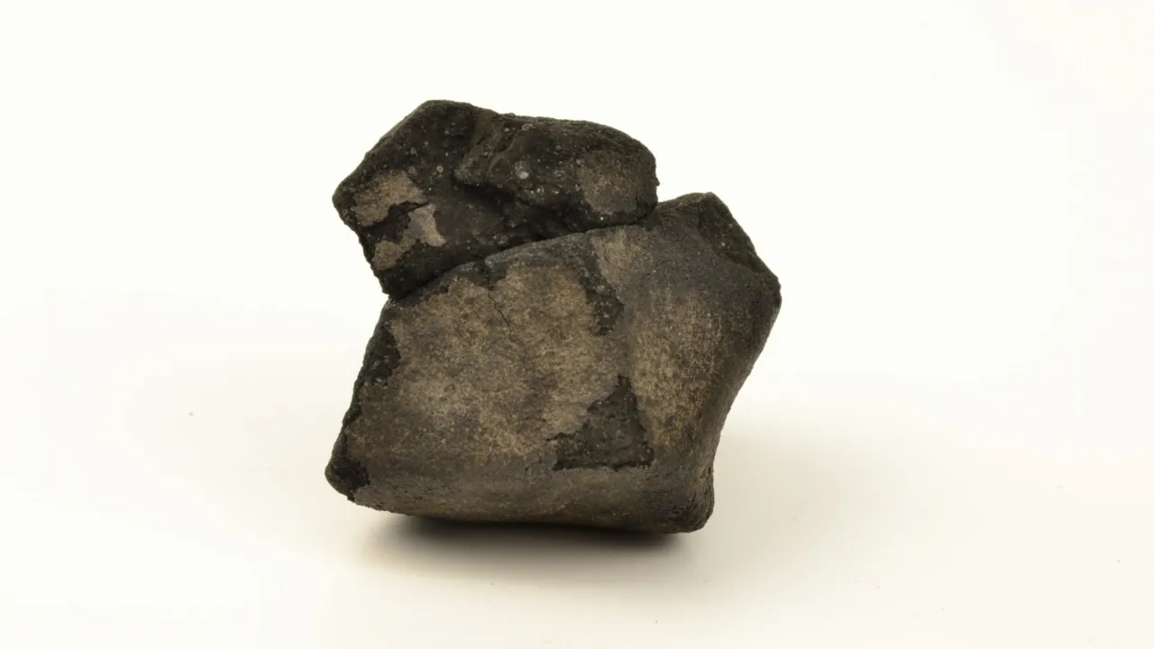 Meteorite: a black rock
