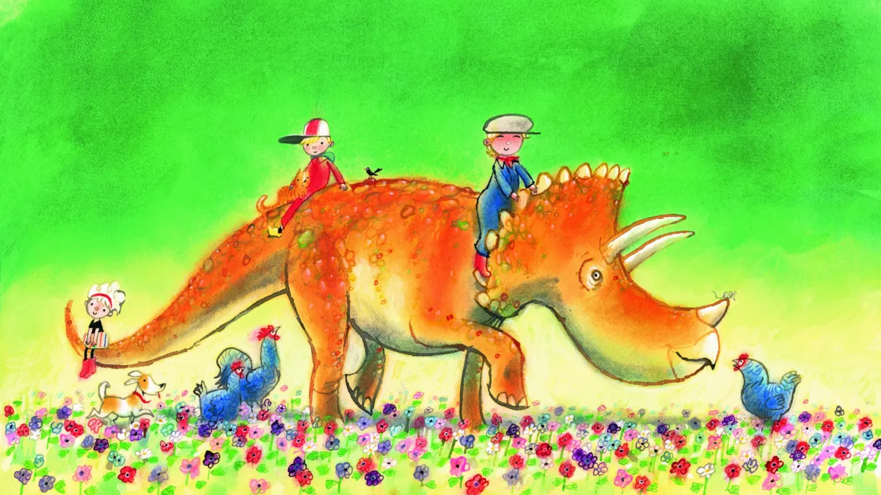 Boer Boris en de dino