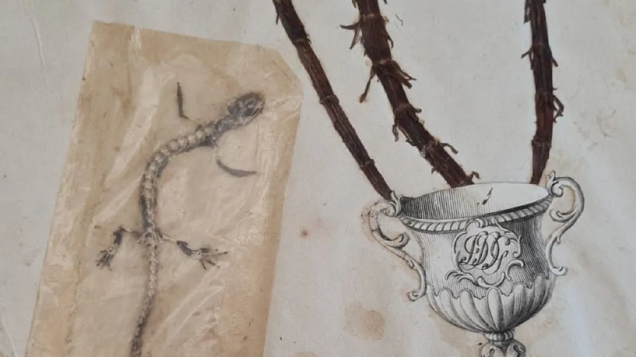 Dried salamander