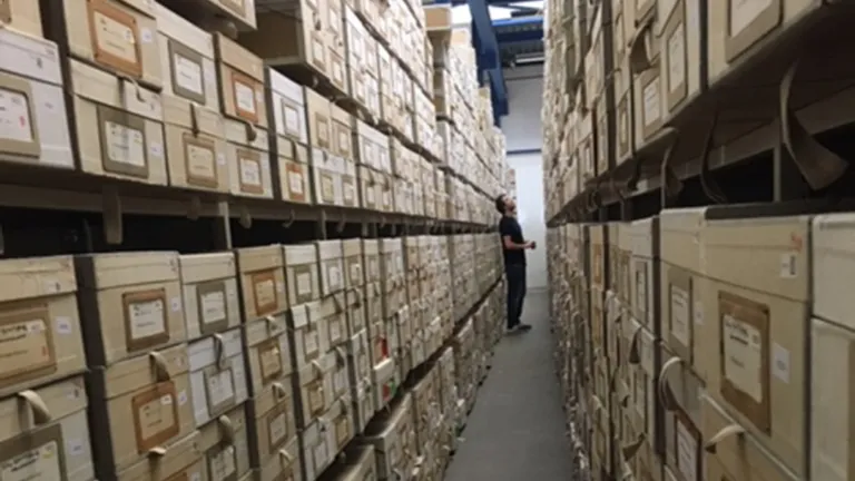 Collectie in oud depot