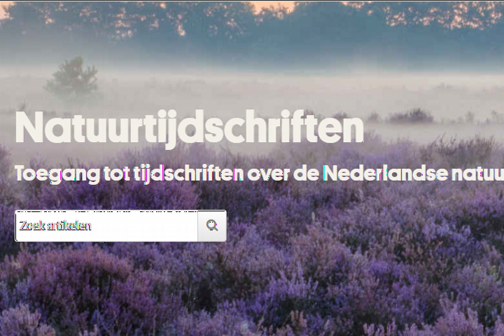 banner van Natuurtijdschriften.nl