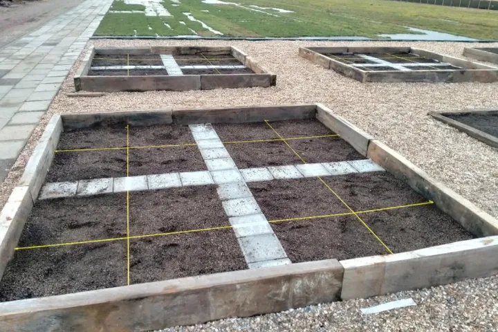 Part of the test location in Katwijk