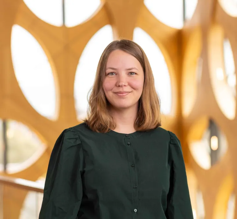Foto van Maaike de Voogd in Naturalis