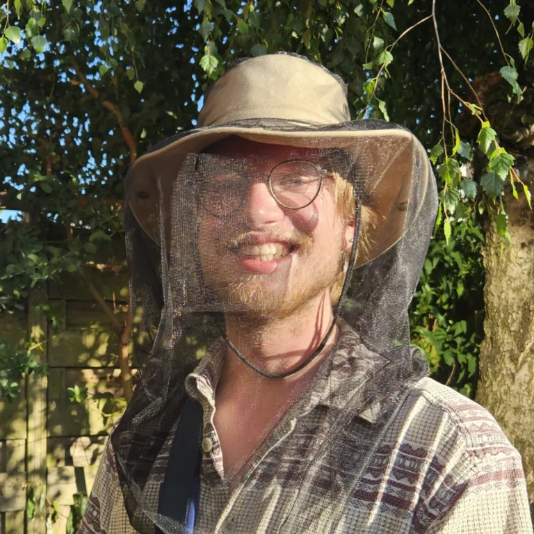 Tim in the field