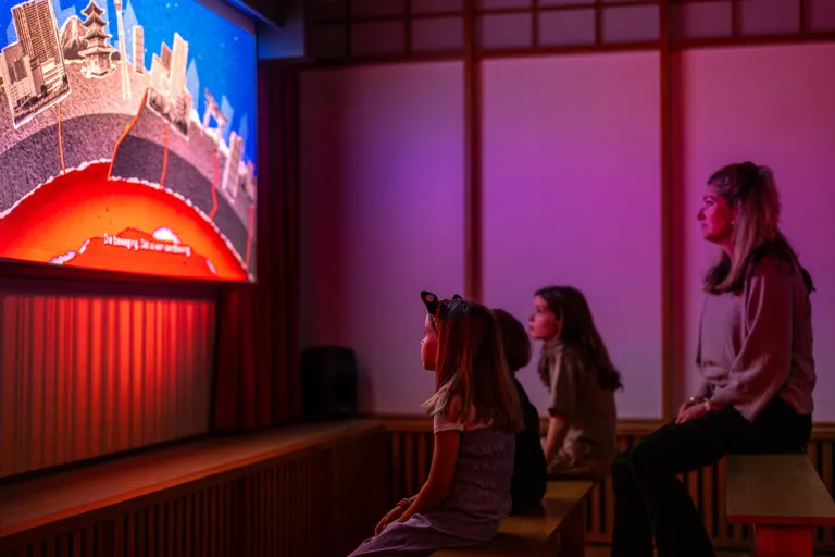 Bezoekers in de cinema