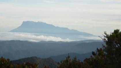Kinabalu seen from Trusmadi