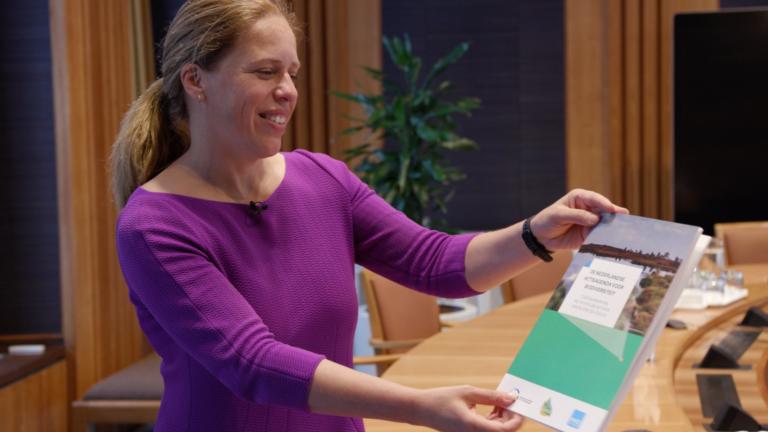 Overhandiging Actieagenda voor Biodiversiteit aan demissionair minister Schouten