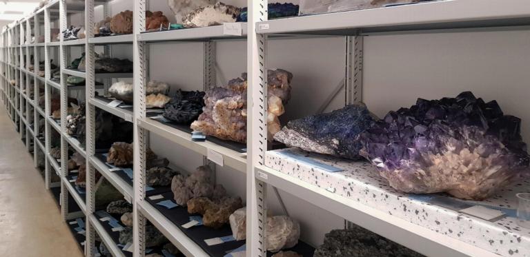 Collectiedepot mineralogie